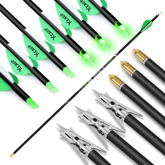 KEAUP 31-inch carbon arrow shaft ready for stable trajectory.