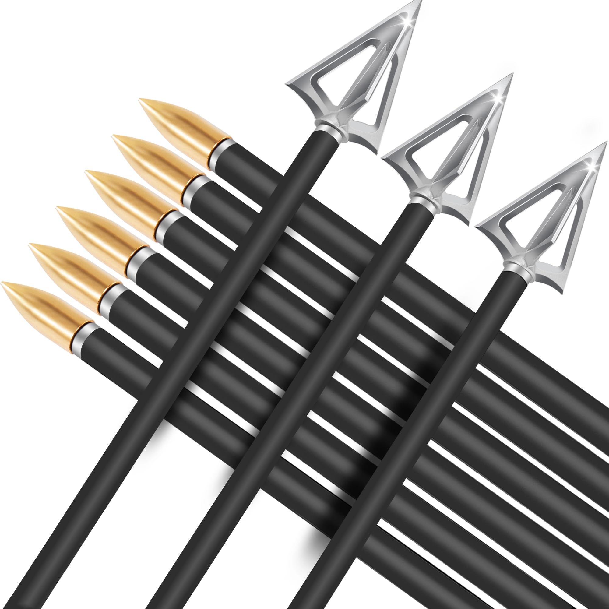 KEAUP aluminum point inserts provide durable and stable arrow setup