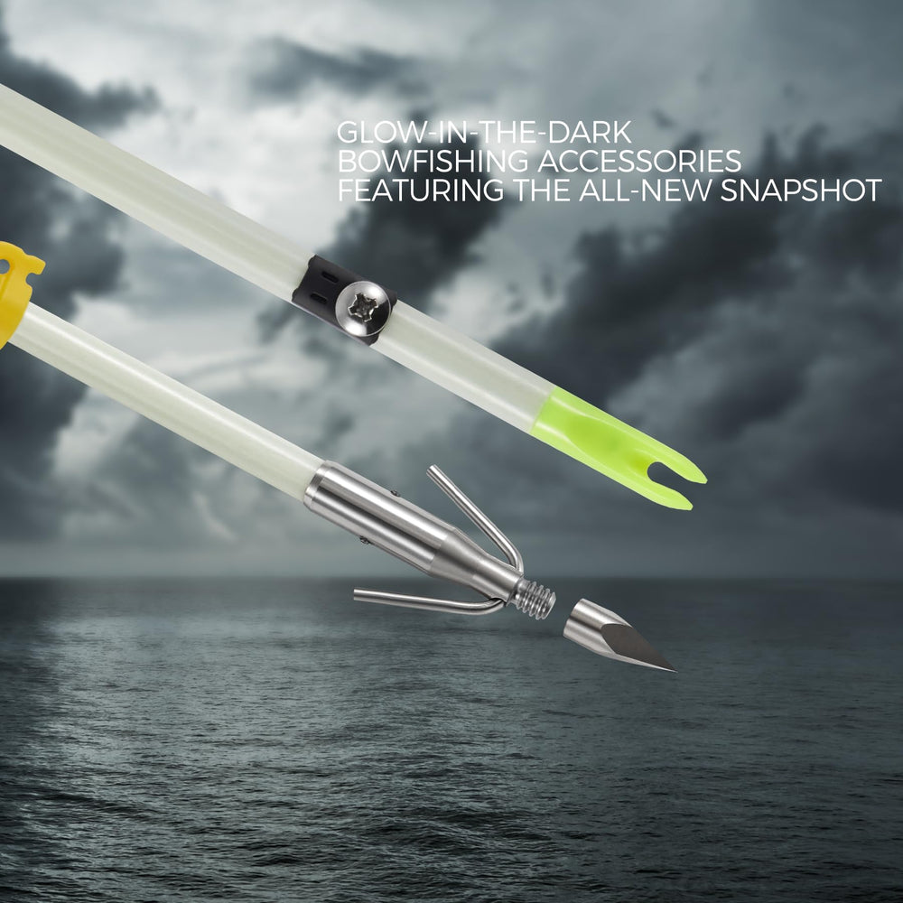 KEAUP fiberglass construction provides durable, straight flight in water conditions.