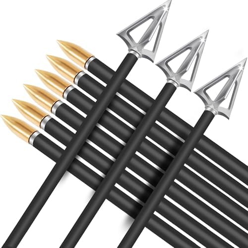 KEAUP archery arrows packaged for hunting with versatile bow compatibility