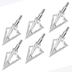 KEAUP fixed-blade broadhead with three blades, ready for field sharpening