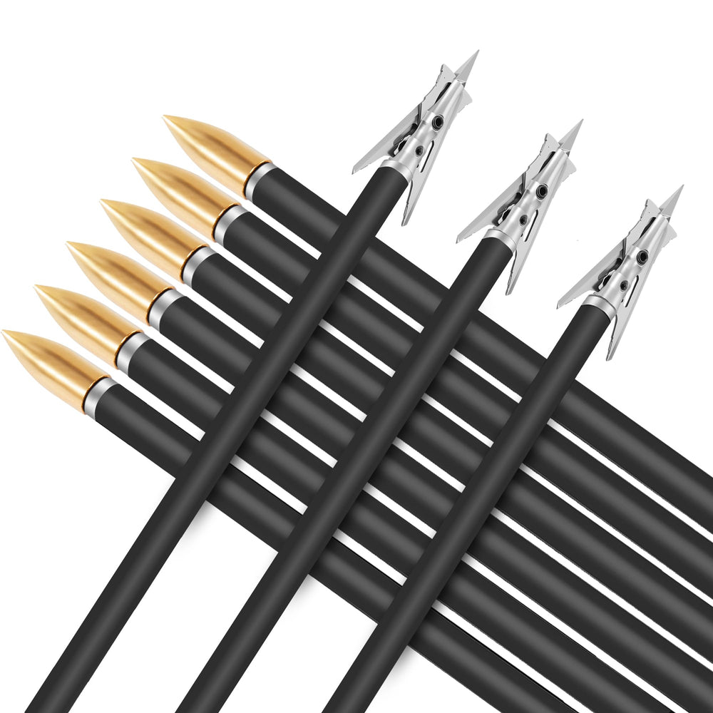 KEAUP hunting arrows kit suitable for compound or recurve bows.