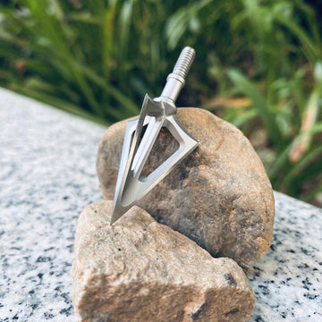 KEAUP broadhead vented design close-up reducing windage for steadier flight