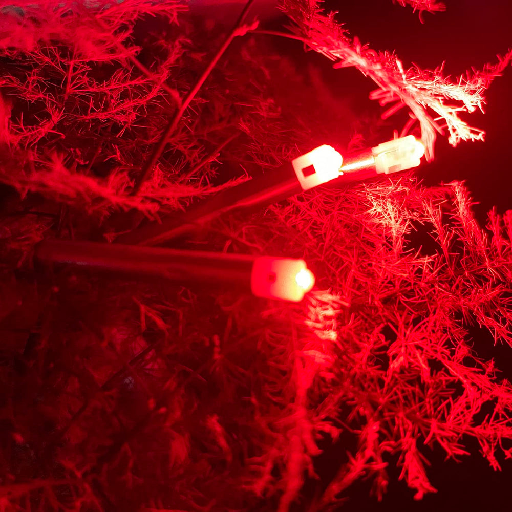 Six KEAUP LED Bobber Lights in red for night fishing
