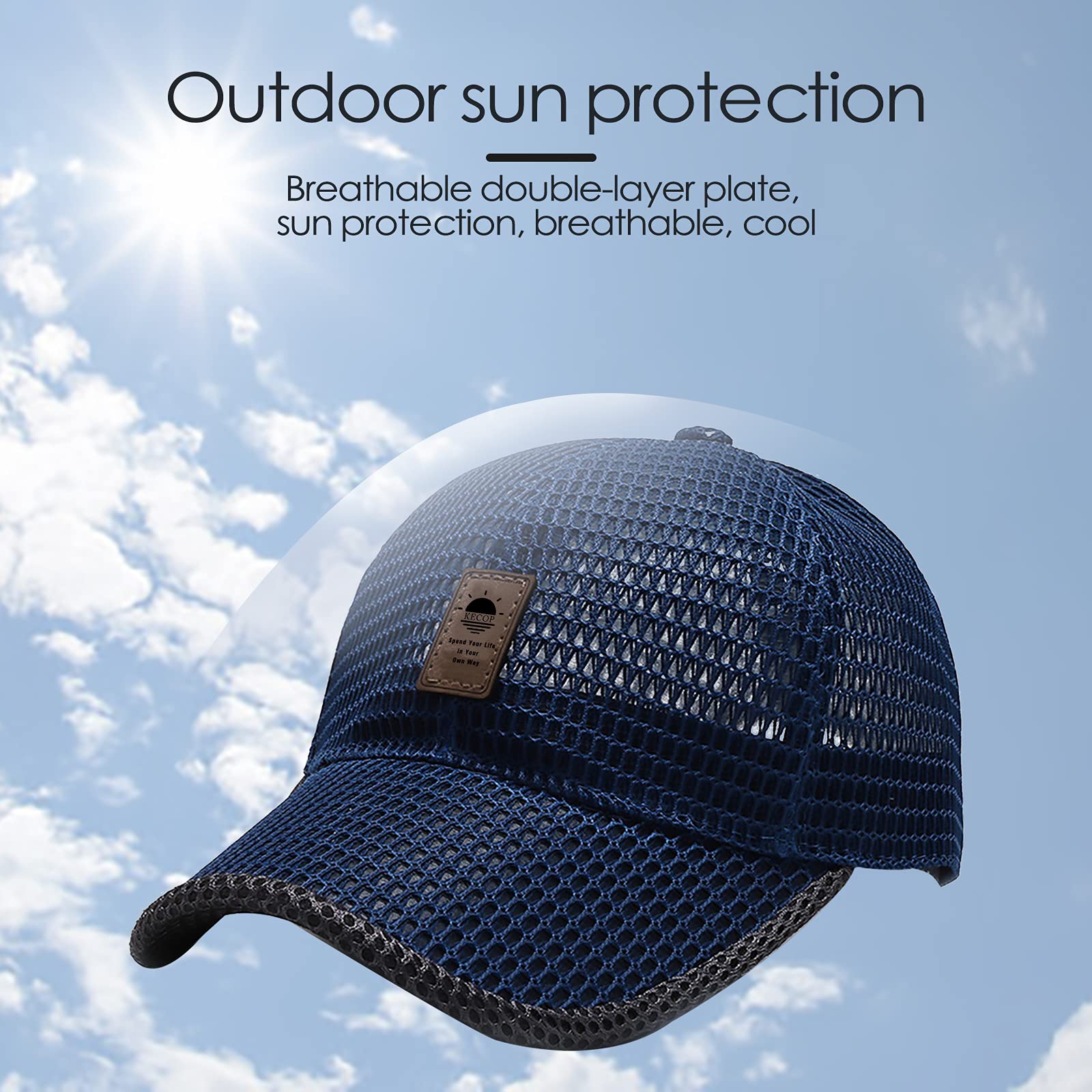 Close-up of breathable polyester mesh fabric