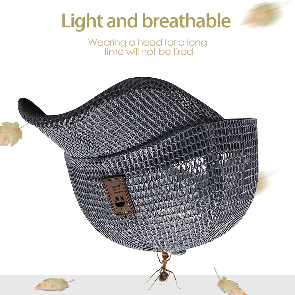 KECOP Mesh Hat fabric texture close-up emphasizes lightweight, quick-dry mesh.