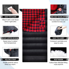 Keencamp durable 210t polyester shell resists wear during outdoor trips.