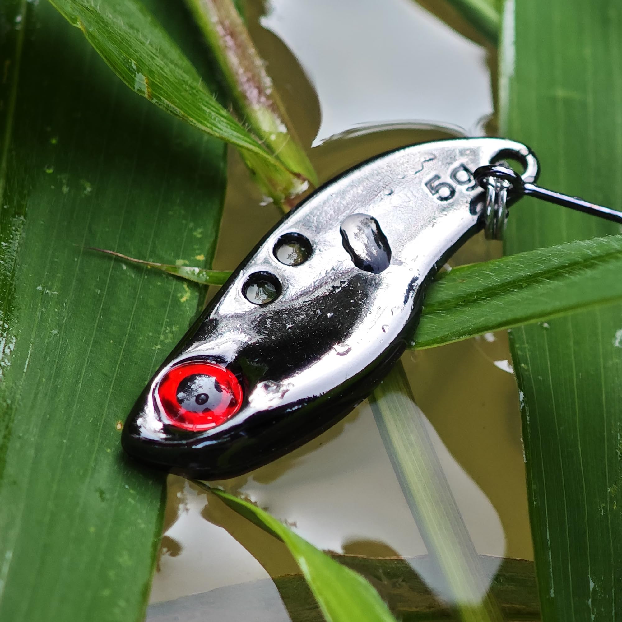 Pack of five Keencatch 5g blade lures