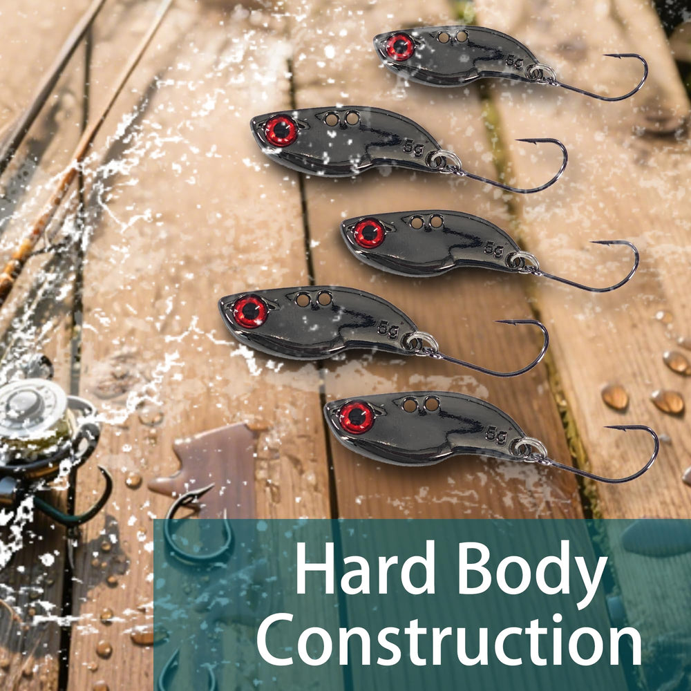 Single hook design on 5g metal vibe lure
