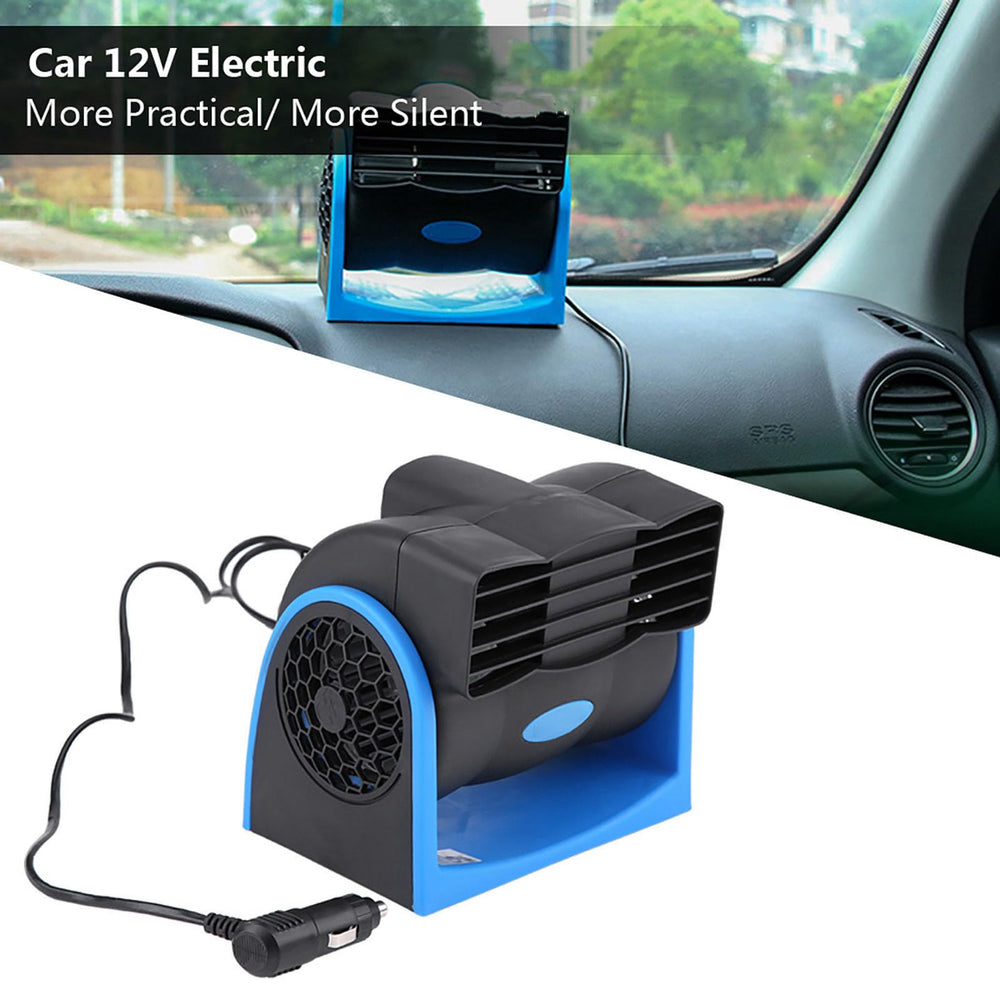 Keenso 12V car fan in-car cabin delivering cool airflow