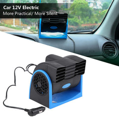 Keenso 12V car fan in-car cabin delivering cool airflow