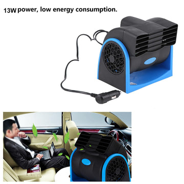 Keenso 12V car fan with cigarette lighter plug for easy power