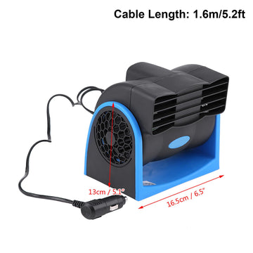 Keenso 12V car fan safety cage close-up for safe use