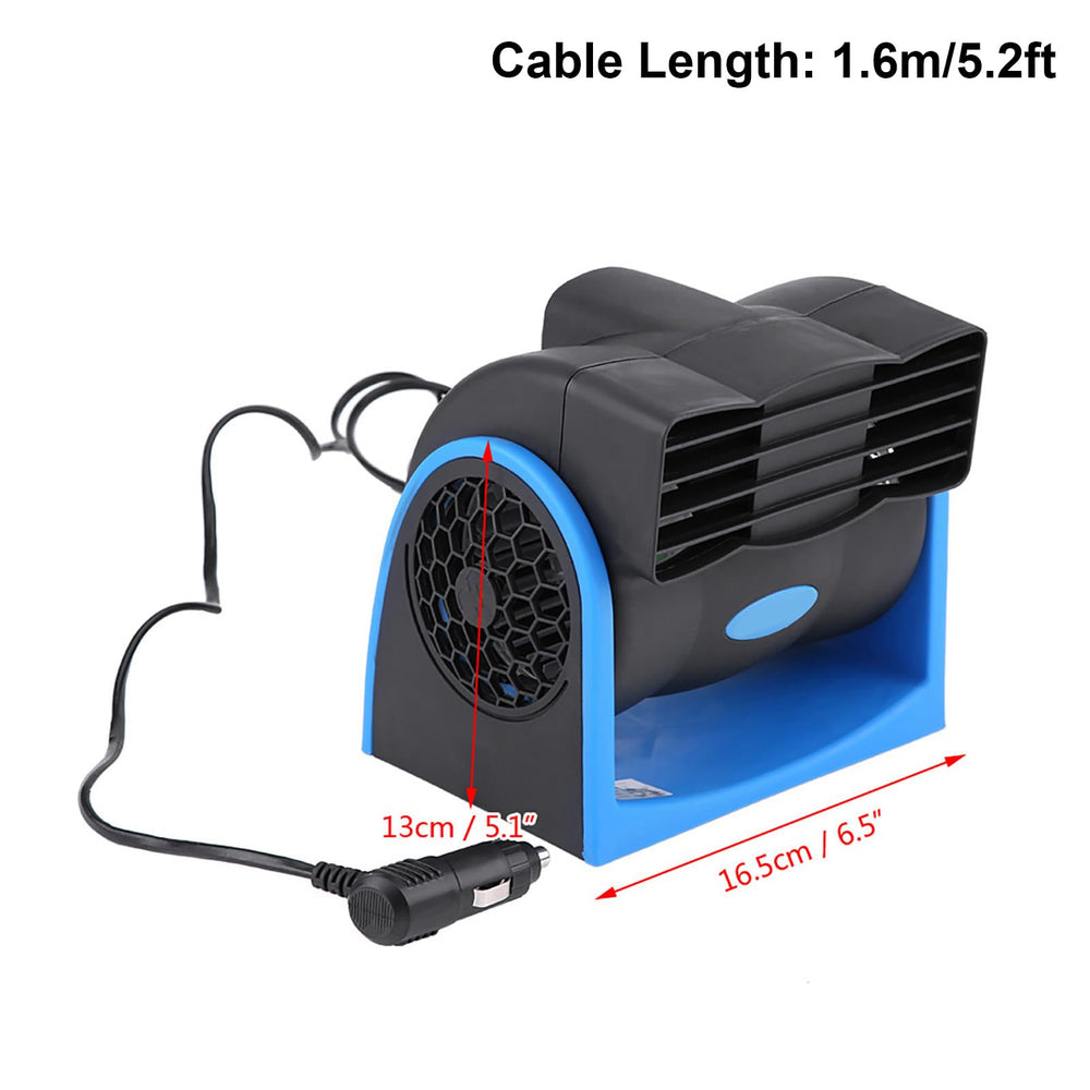 Keenso 12V car fan safety cage close-up for safe use