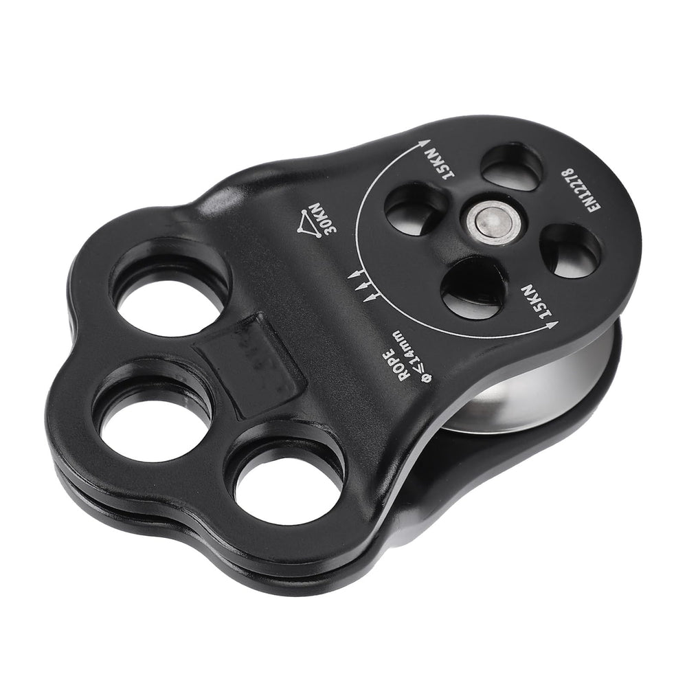Keenso climbing pulley in compact design supports quick setups in the field.