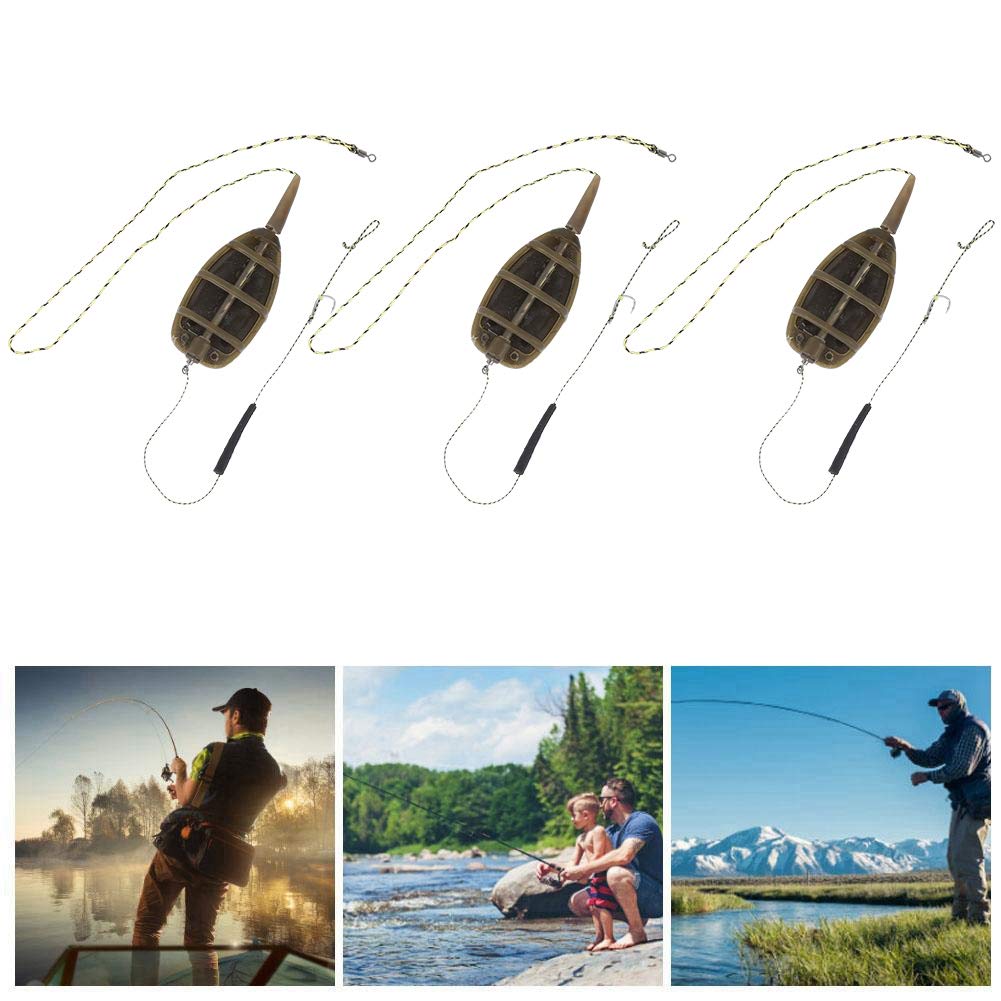 Keenso bait pellet landing feeder helps you target precise spots and reduce spillage.