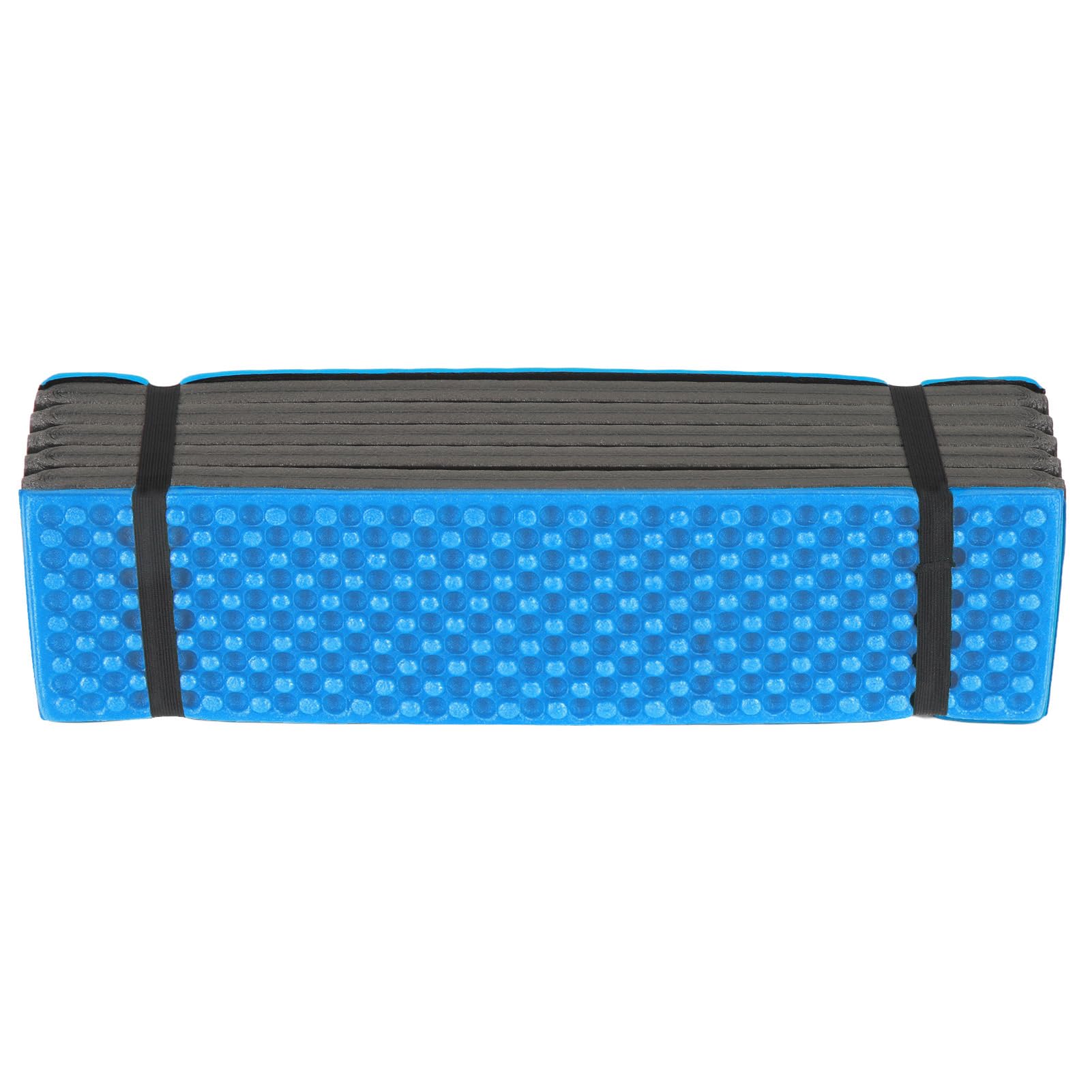 Keenso Double Egg Crate Sleeping Pad camping use blue ideal for rugged outdoor sites.
