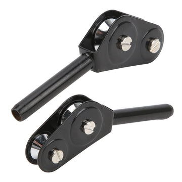 Keenso double-pulley block tip roller for smoother line control.