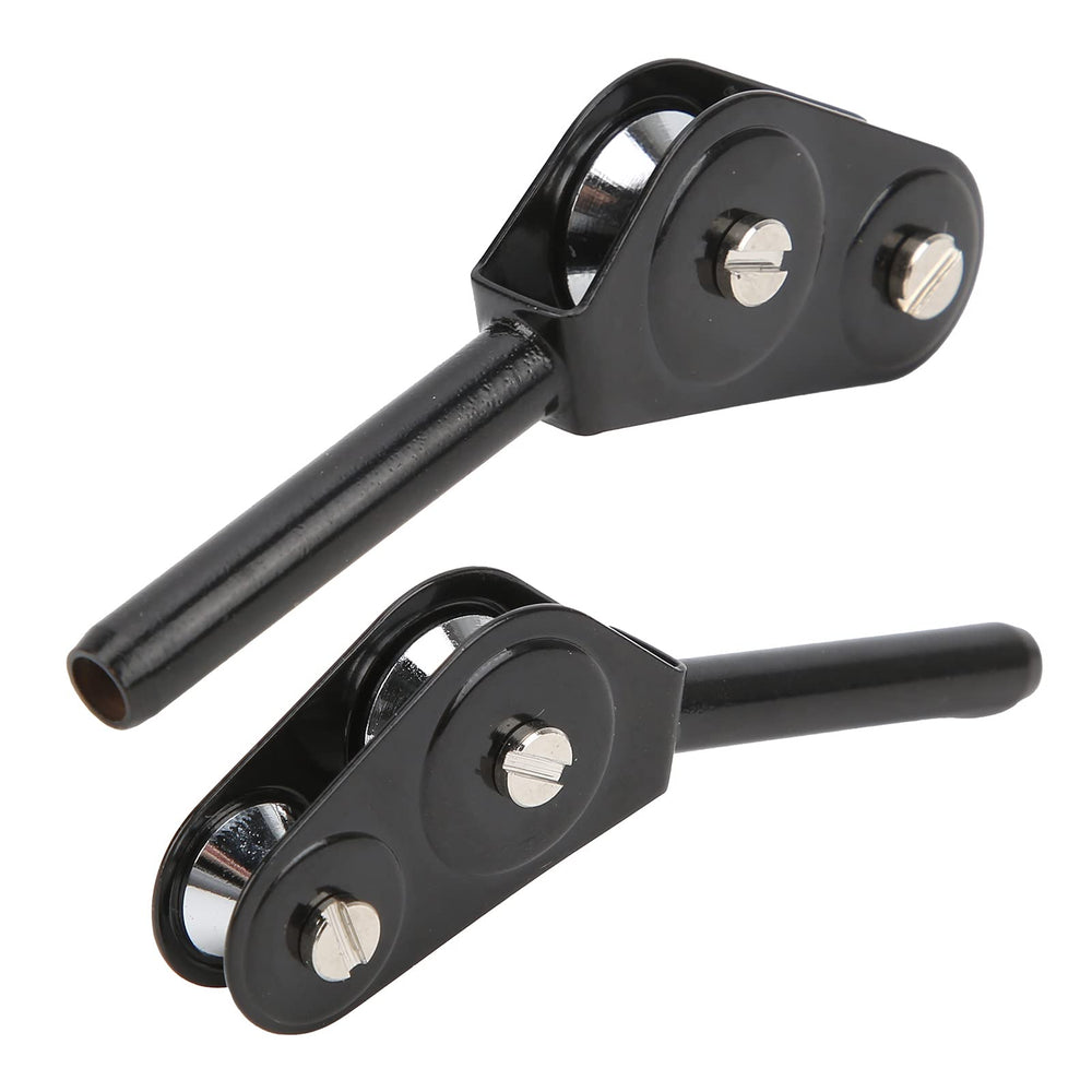 Keenso double-pulley block tip roller for smoother line control.