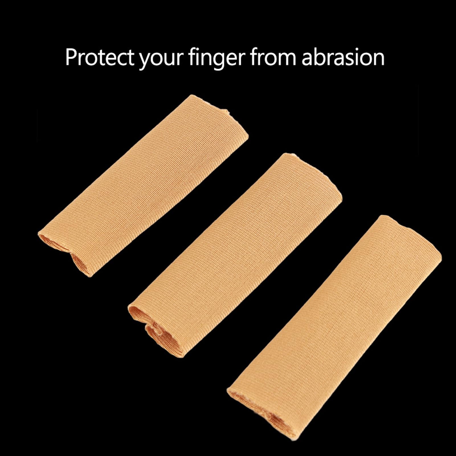 Keenso finger guard trio comes ready to use in packaging.