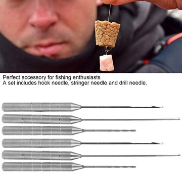 Keenso baiting needle set in use on a carp rig