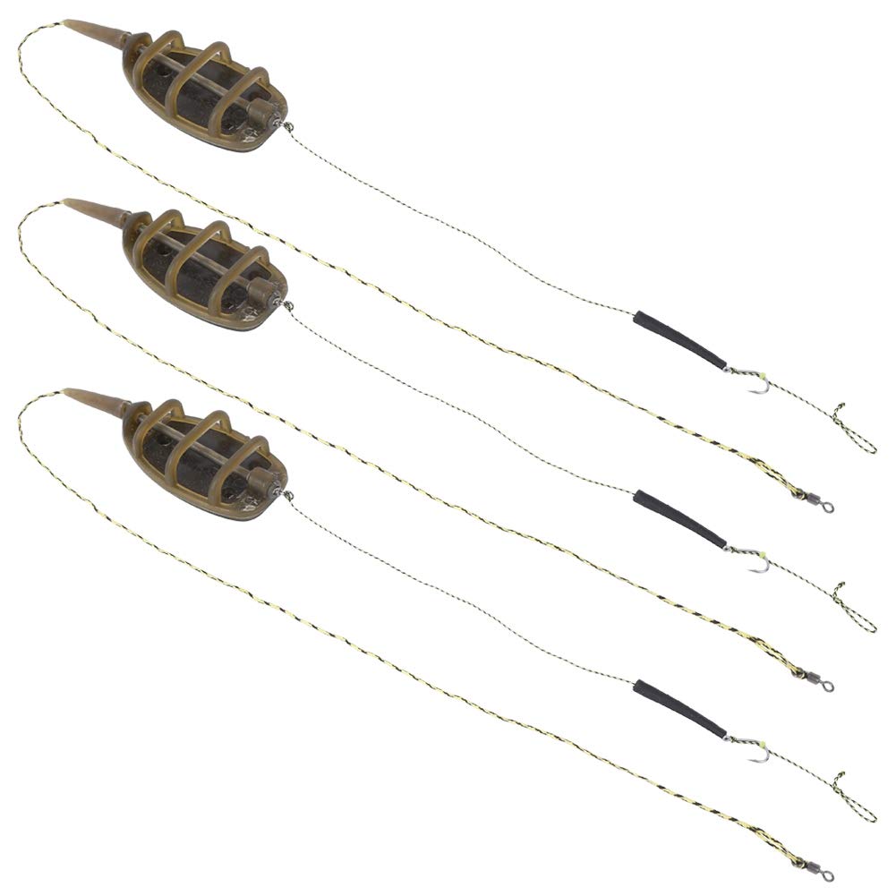Keenso inline method feeder landing bait precisely on target, improving bite opportunities.