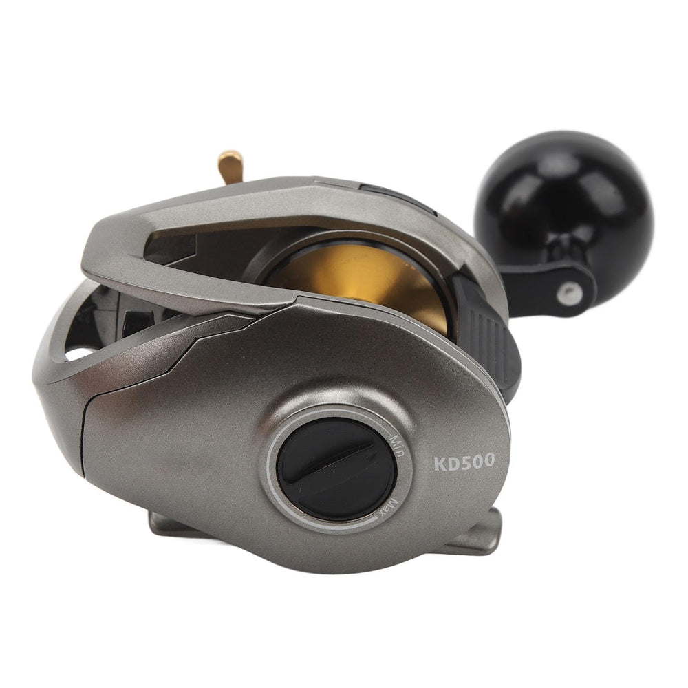 Keenso baitcasting reel right-hand setup for comfortable long sessions.