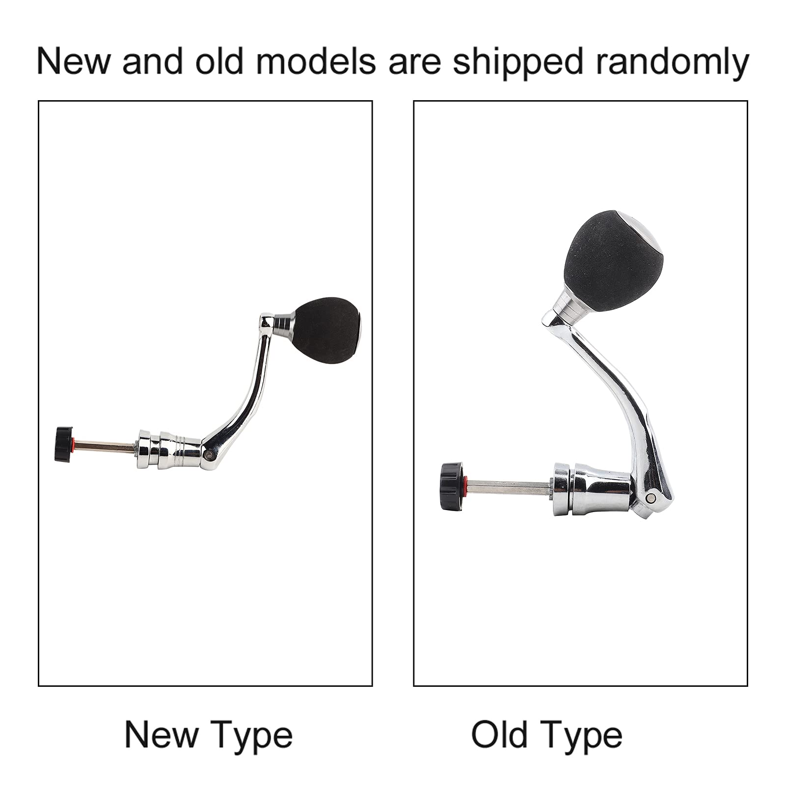 Keenso hex trunk metal reel handle for firm fixation on reel.