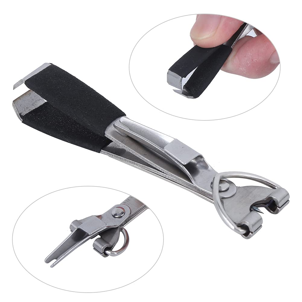 Keenso nubuck leather handle provides non-slip grip in wet conditions