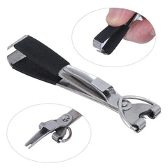 Keenso nubuck leather handle provides non-slip grip in wet conditions