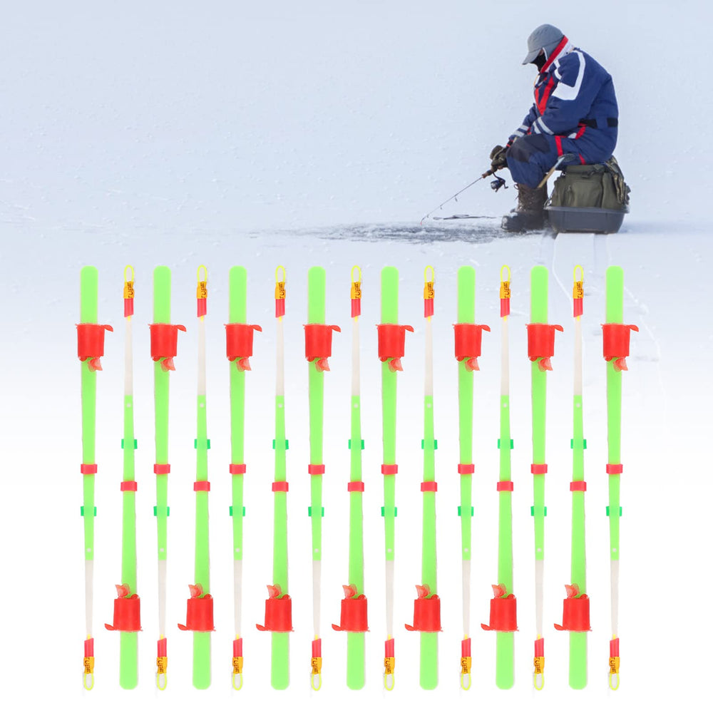 Keenso portable ice fishing rod tips shown for compact storage.