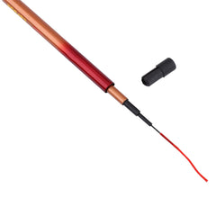 Keenso retractable fiberglass rod compact for backpack trips.