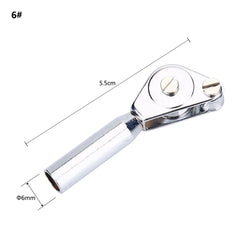 Keenso roller rod tip 7mm inner diameter close-up for steady line feed during trolling.