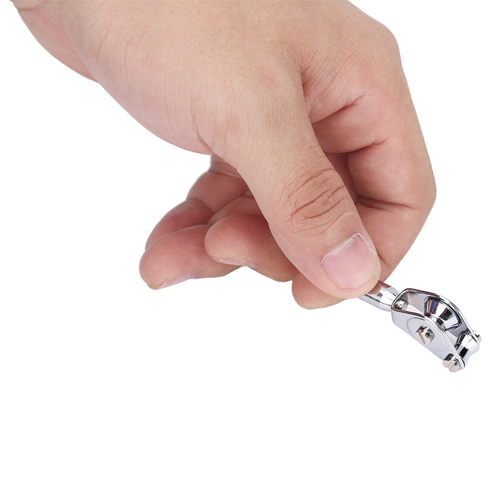 Stainless steel roller tip for boat fishing and trolling setups