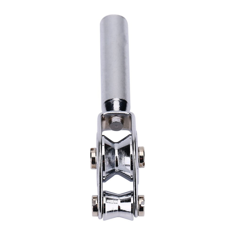 Durable stainless steel roller tip for trolling tackle