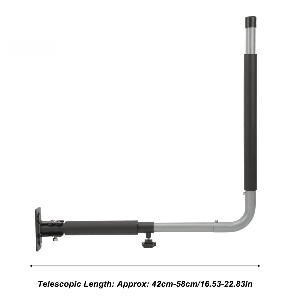 Keenso wall-mount rack holds kayaks securely on the wall, freeing floor space.