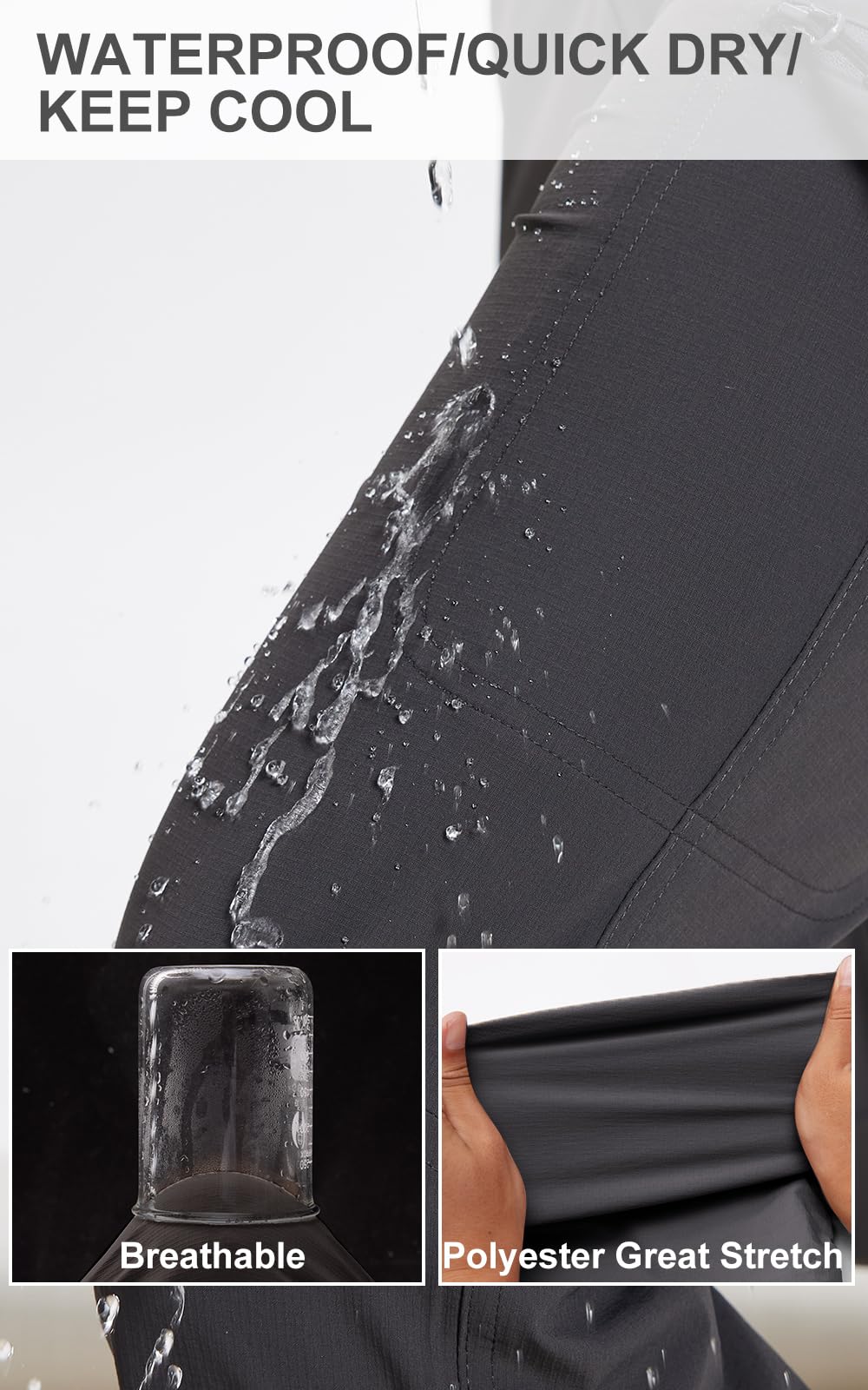 KeihTrail 3D knee construction enables greater freedom of movement.