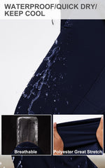 KeihTrail elastic waist with D-ring offers adjustable, comfortable fit.