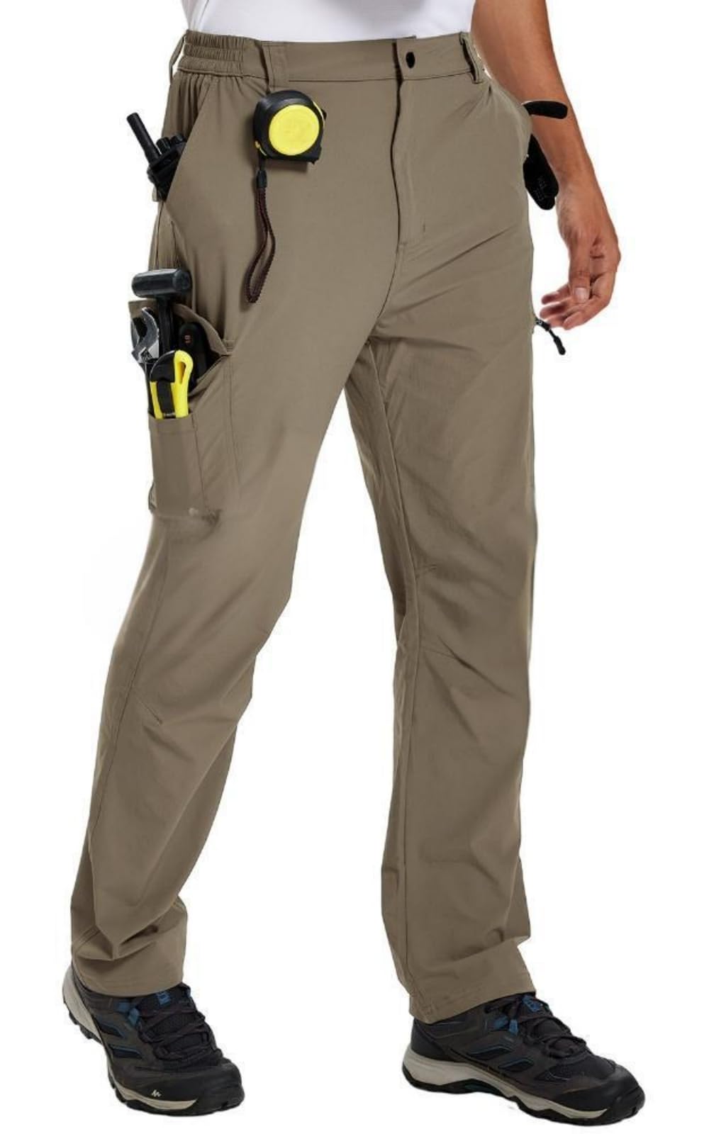 KeihTrail pants elastic waistband with D-ring for adjustable comfort