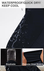 KeihTrail men's hiking pants elastic waistband offers adjustable comfort for long trail days.