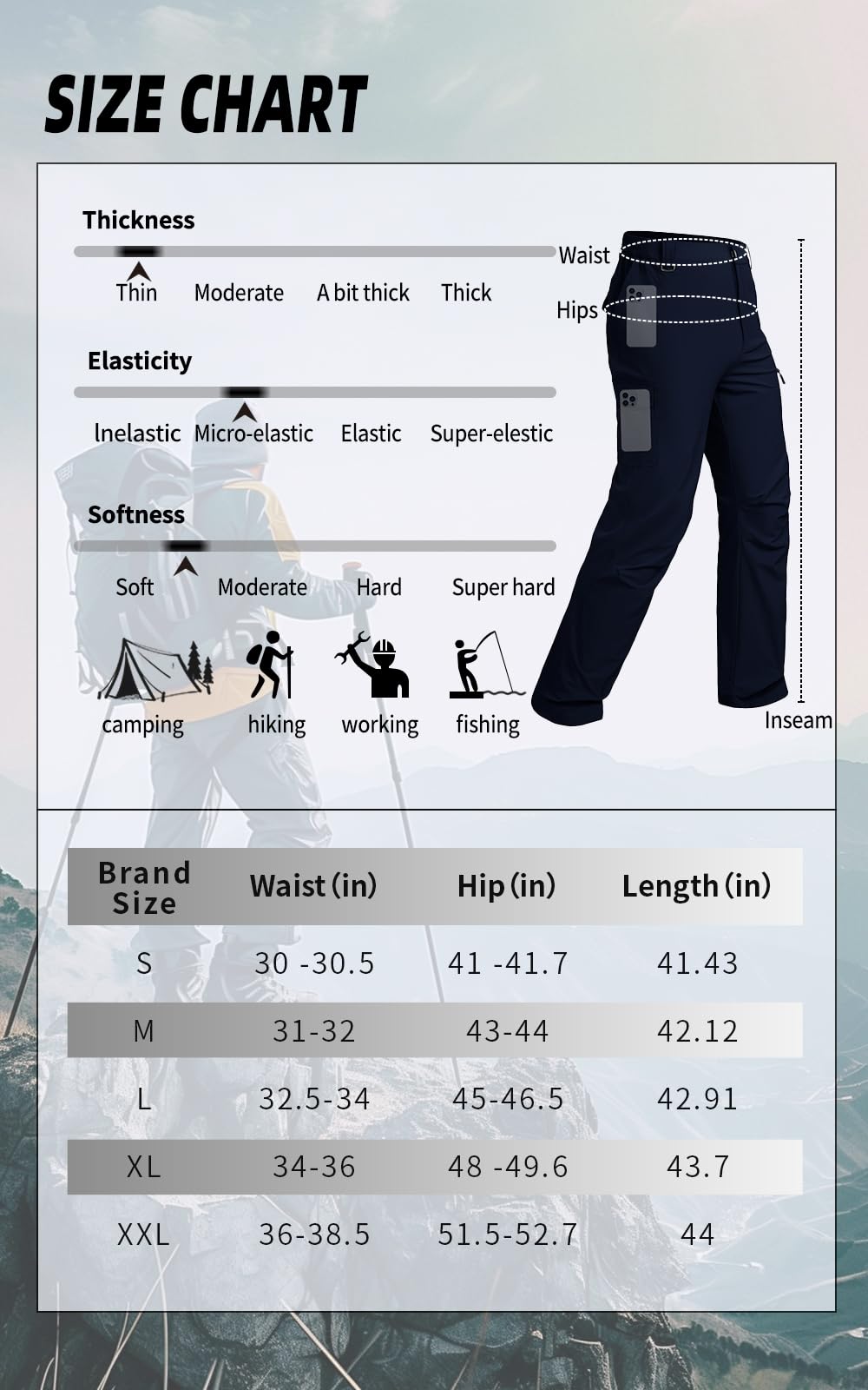 KeihTrail pants in outdoor action for hiking, camping, or travel.