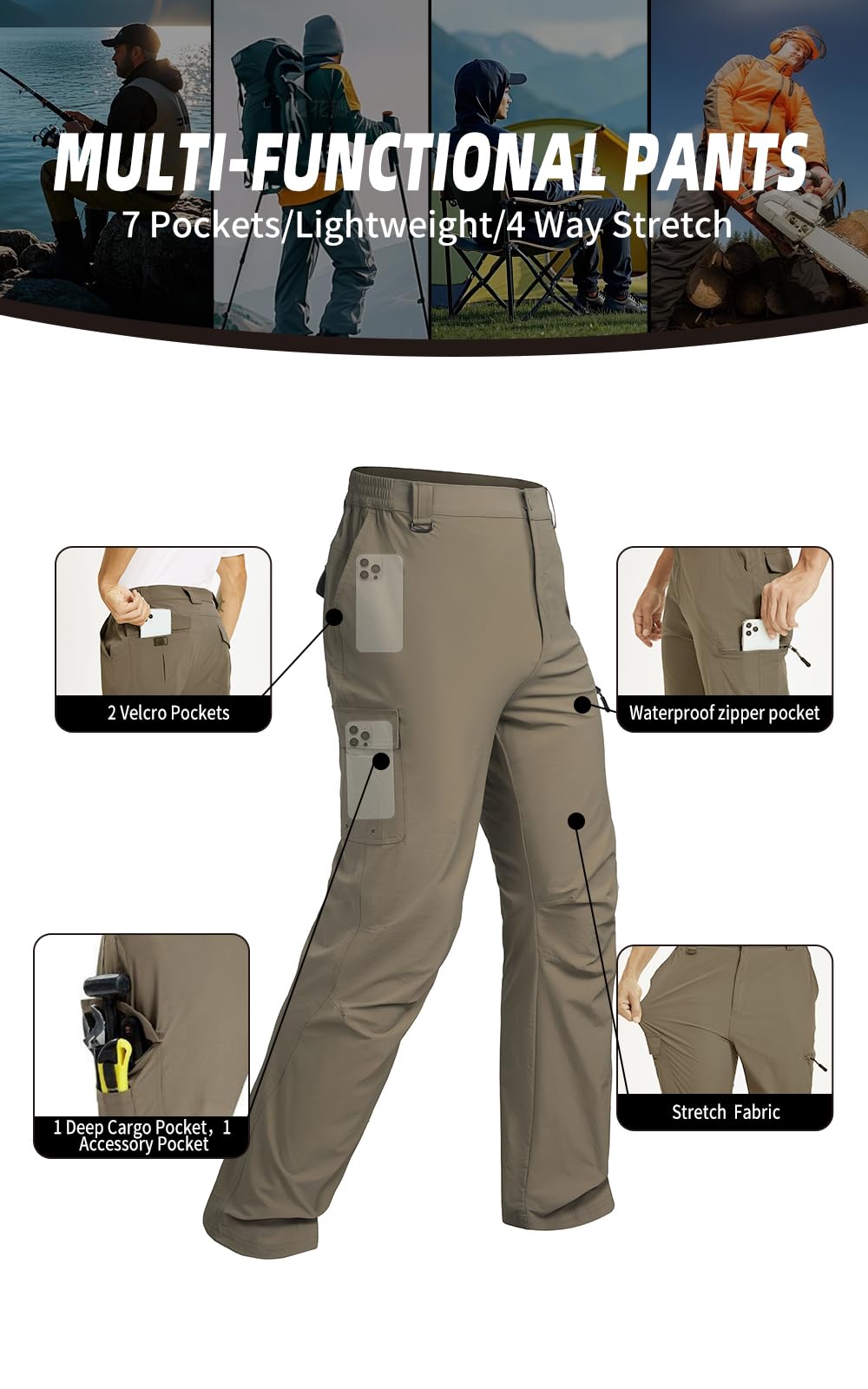 KeihTrail pants being worn during outdoor hike for breathable comfort