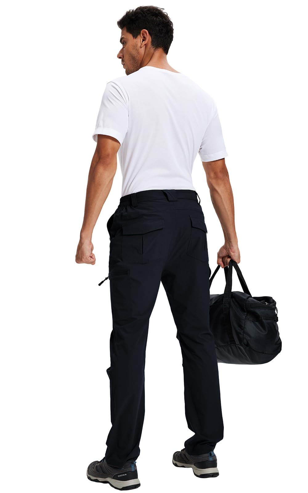 KeihTrail men's hiking pants waterproof quick-dry highlights protection against rain and sweat.