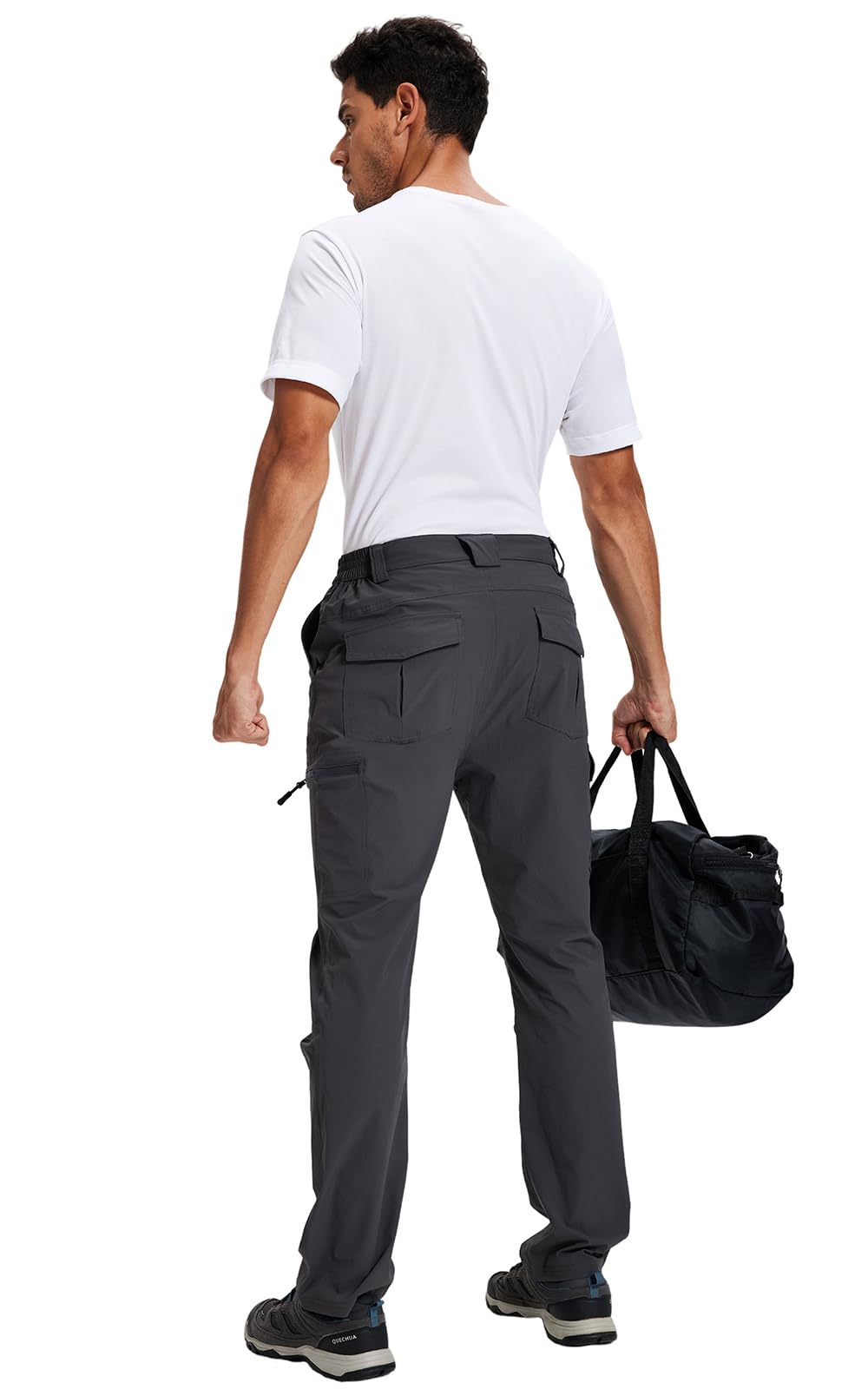 KeihTrail pants multi-pocket design secures essentials during hikes.