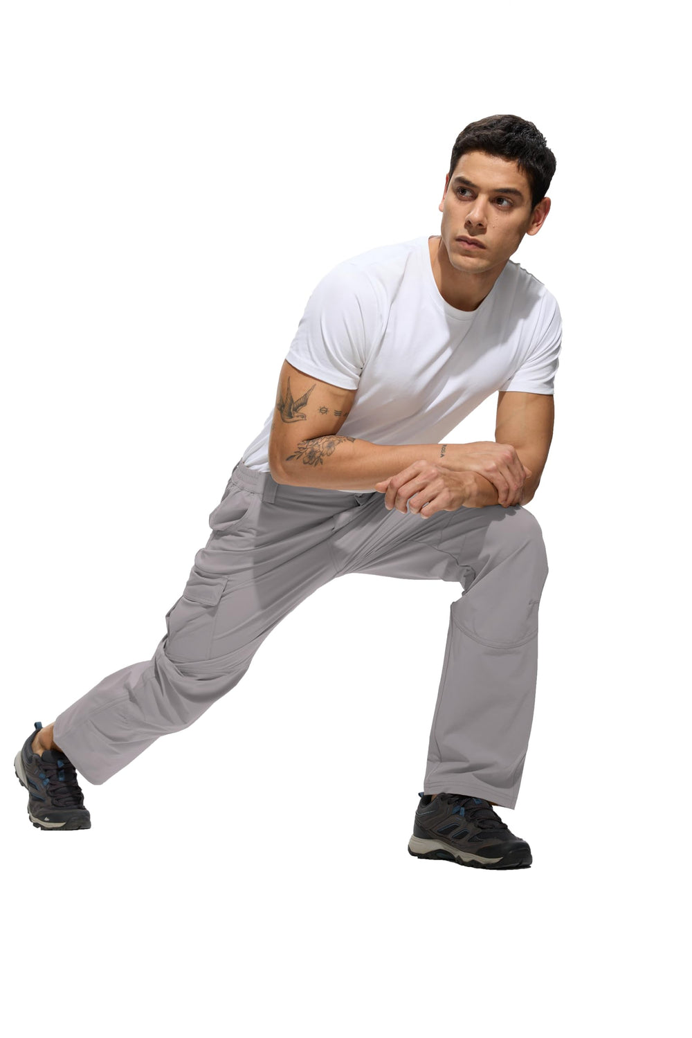 KeihTrail work pants buckle-zipper finish illustrated for rugged outdoor wear