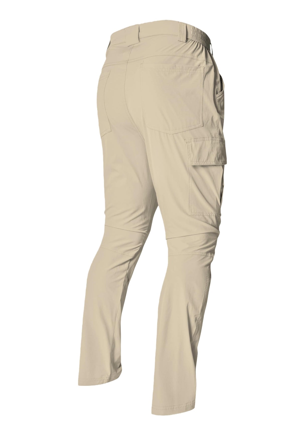 KeihTrail work pants fabric close-up shows ripstop durability.