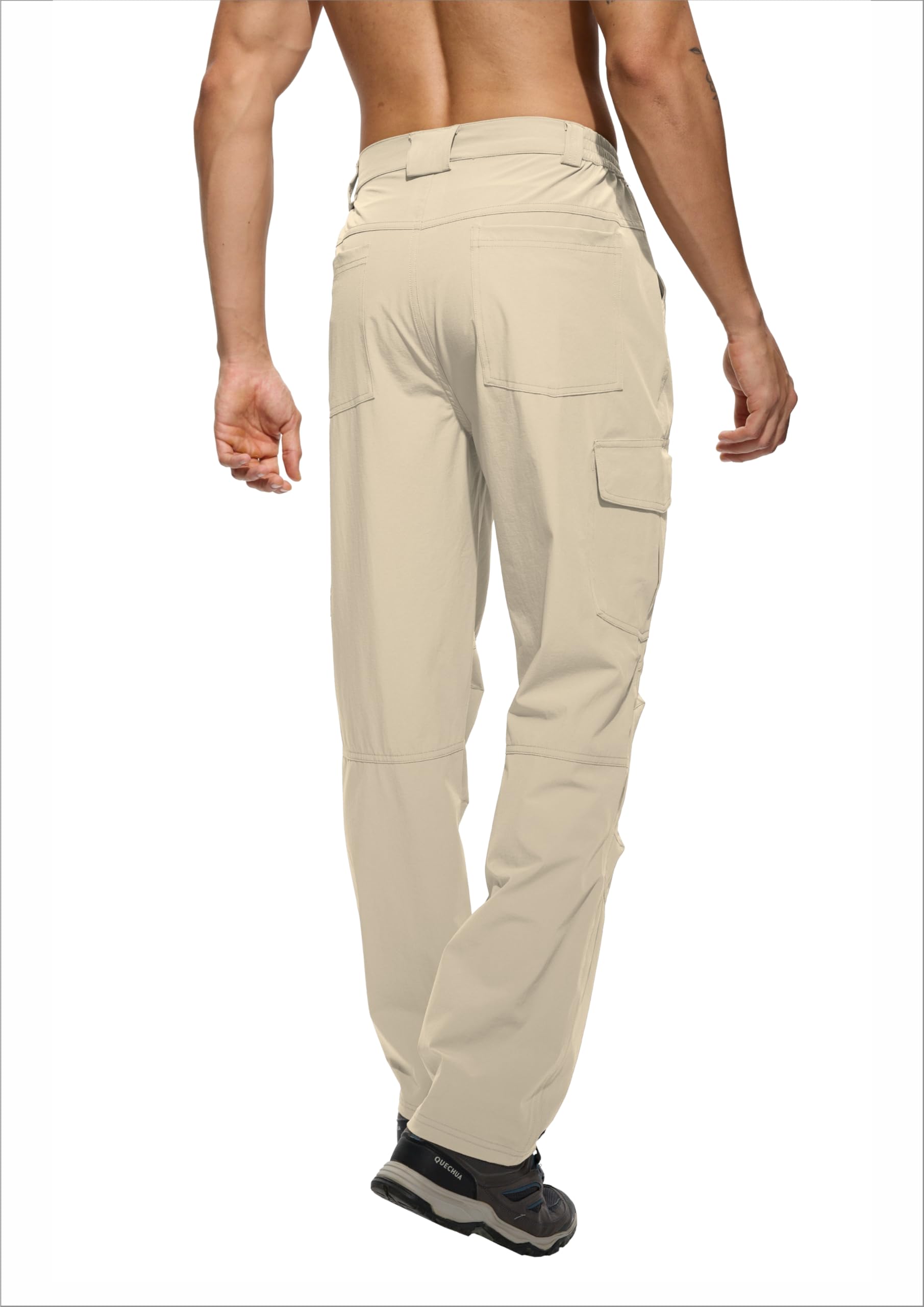 KeihTrail work pants pocket layout with six pockets for gear.