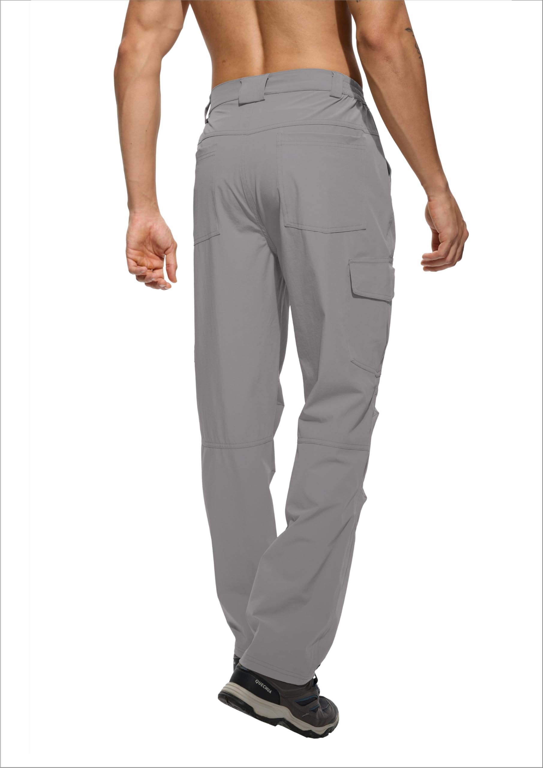 KeihTrail work pants six-pockets layout shown for convenient cargo on hikes