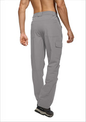 KeihTrail work pants six-pockets layout shown for convenient cargo on hikes