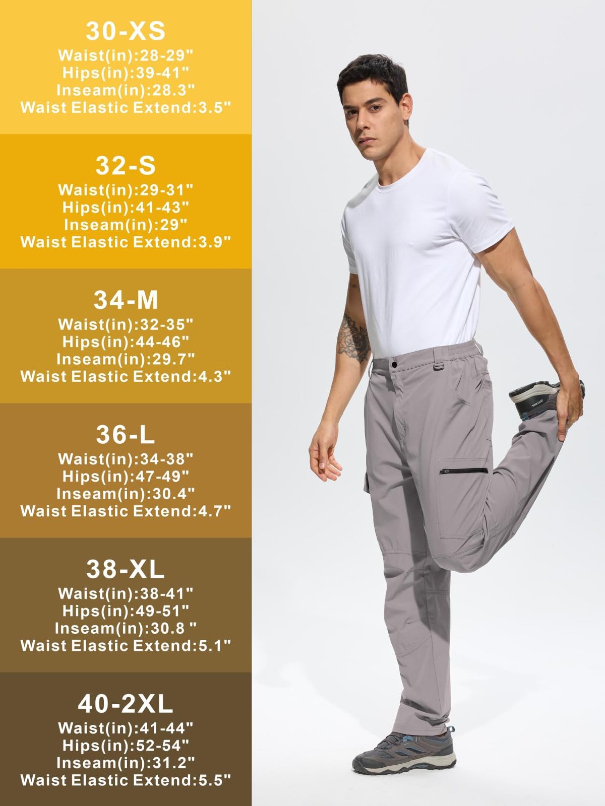 KeihTrail work pants thigh-side pockets image highlights versatile tool-carrying options